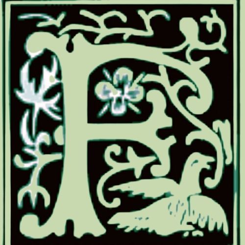 Medieval letter F for Freshops
